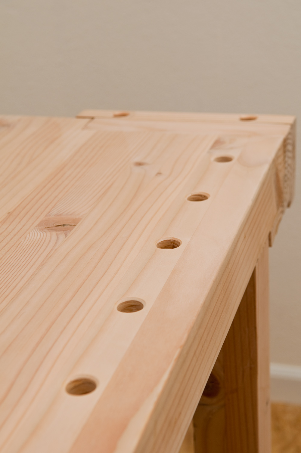 how to drill perfectly vertical bench dog holes in your